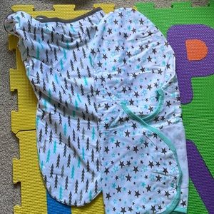 Swaddles. Two pair. Brand new. 100% cotton